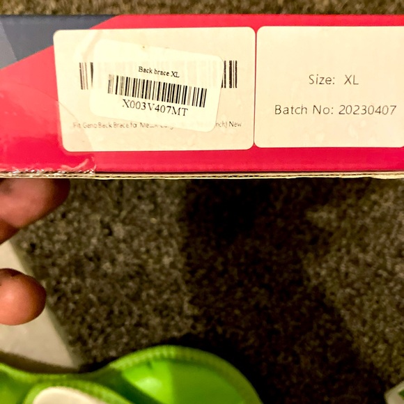 Fit geno back brace size XL - Picture 3 of 5